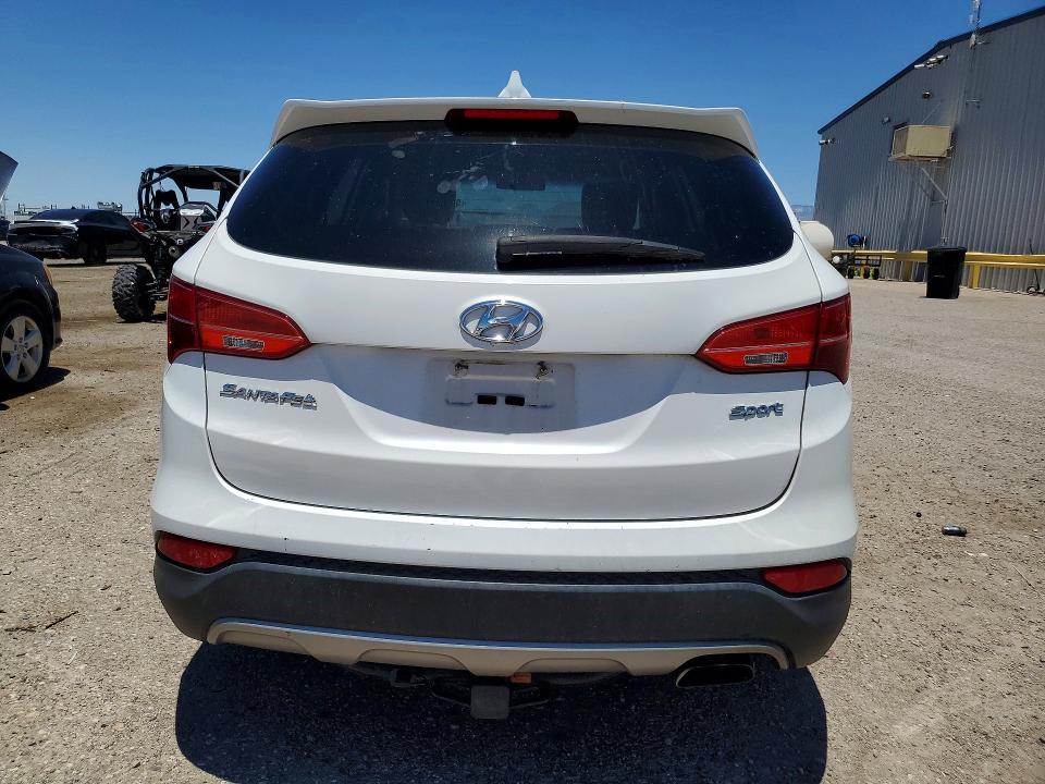 2015 Hyundai Santa fe VIN 5XYZT3LB8FG289113 COPART salvage auction — MECHANICAL, Az - Certificate Of Title, sold $1,300 on 2026-07-09 (photo 6)