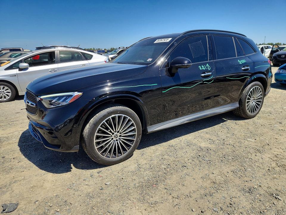 2024 Mercedes-benz Glc VIN W1NKM4HB7RF196340 COPART salvage auction — VANDALISM, Ca - Salvage Certificate, sold $21,700 on 2026-07-21 (photo 1)