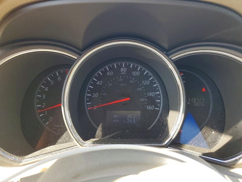 2014 Nissan Murano VIN JN8AZ1MU2EW410983 COPART salvage auction — FRONT END, Sc - Cert Of Title-Salvage, sold $1,850 on 2026-07-20 (photo 9)