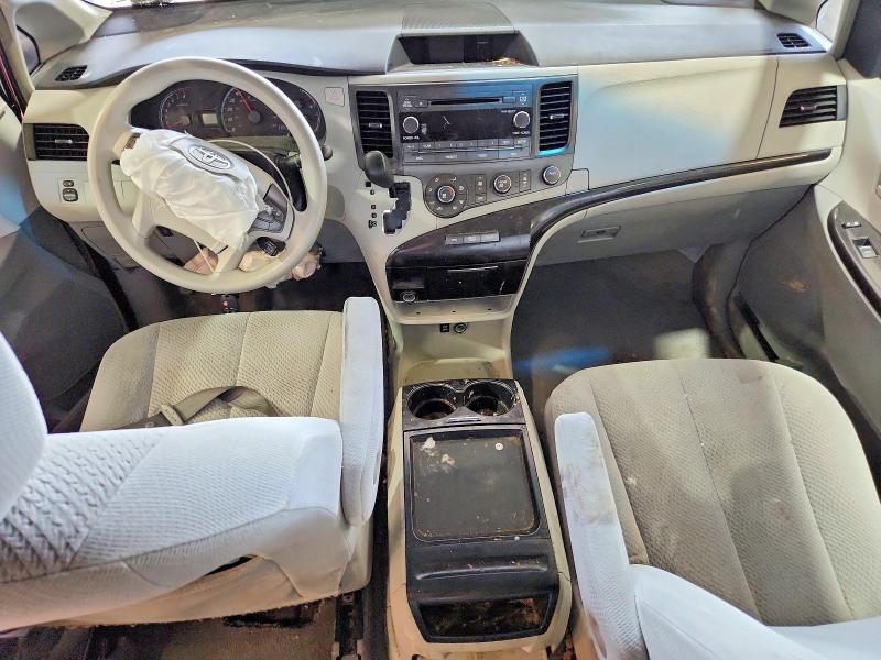 2011 Toyota Sienna VIN 5TDKK3DC6BS018690 COPART salvage auction — FRONT END, Pa - Certificate Of Salvage, sold $700 on 2026-07-09 (photo 8)