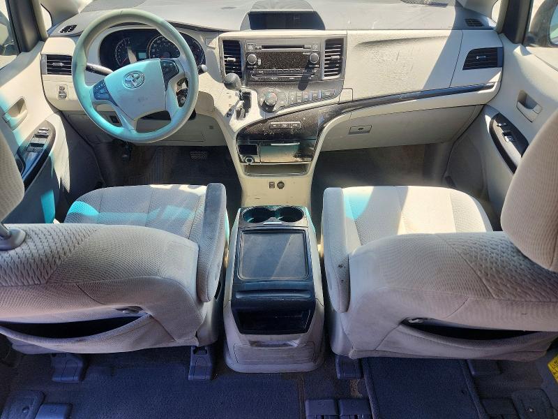 2013 Toyota Sienna VIN 5TDKK3DCXDS372831 COPART salvage auction — FRONT END, Wv - Salvage Certificate, sold $2,000 on 2026-07-16 (photo 8)