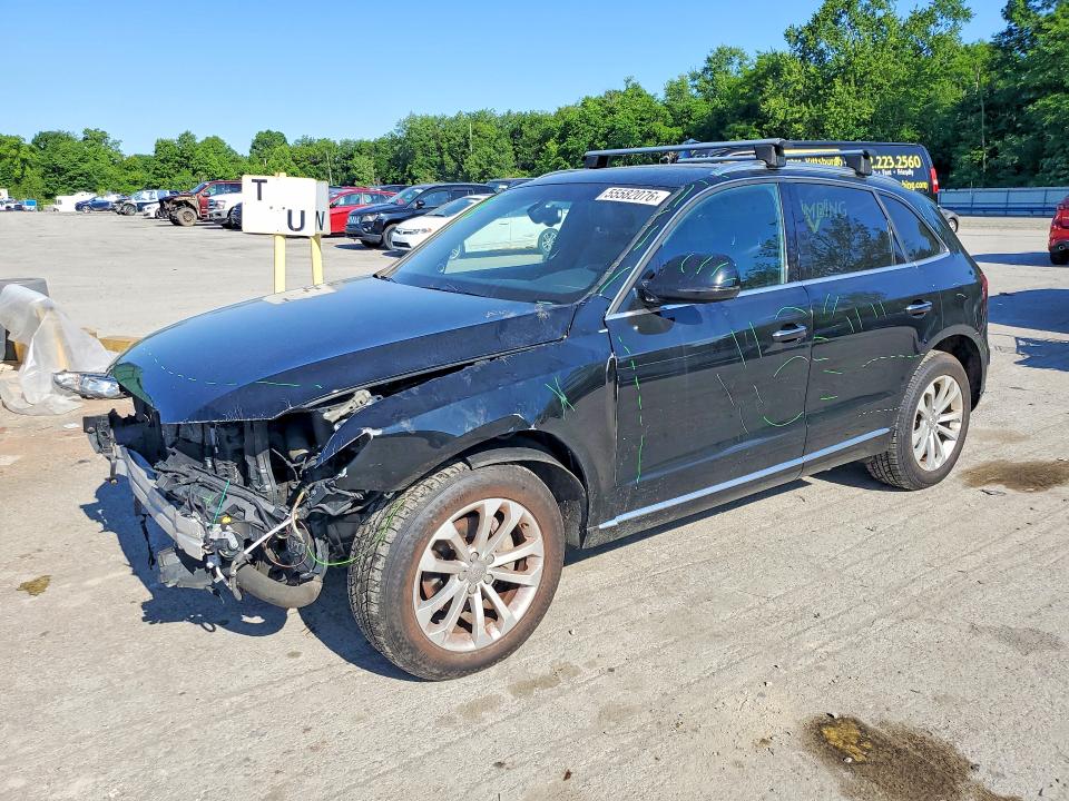 2016 Audi Q5 VIN WA1L2AFP0GA123541 COPART salvage auction — FRONT END, Oh - Cert Of Title-Salvage, sold $1,000 on 2026-07-16 (photo 1)