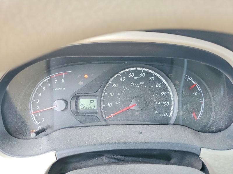 2013 Toyota Sienna VIN 5TDKK3DCXDS386504 COPART salvage auction — FRONT END, TX - SALVAGE VEHICLE TITLE (P), sold $1,650 on 2026-07-17 (photo 9)