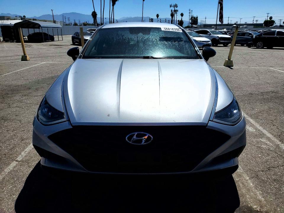 2021 Hyundai Sonata VIN 5NPEJ4J28MH065181 COPART salvage auction — Burn Engine, Ca - Salvage Certificate, sold $325 on 2026-07-28 (photo 5)