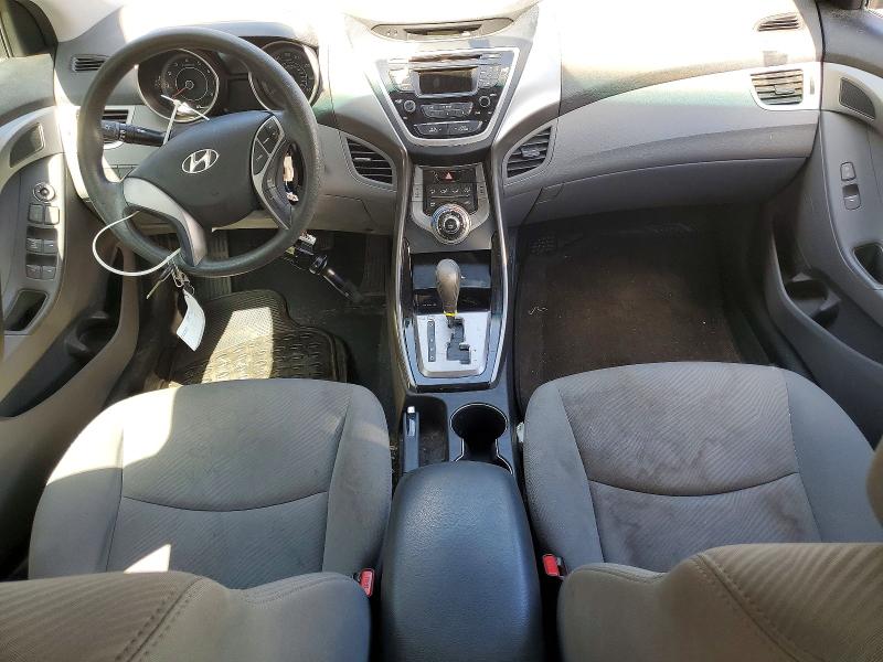 2013 Hyundai Elantra VIN KMHDH4AE1DU020893 COPART salvage auction — REAR END, Ar - Cert Of Title-Salvage, sold $500 on 2026-07-13 (photo 8)