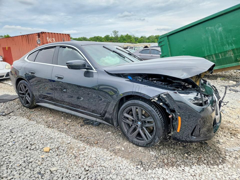 2022 BMW 4er VIN WBA63AV01NFM24269 COPART salvage auction — FRONT END, Al - Cert Of Title-Salvage Title, sold $9,300 on 2026-08-18 (photo 4)