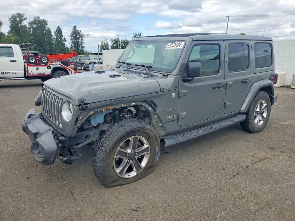 2020 Jeep Wrangler / VIN 1C4HJXEN6LW224517 — COPART salvage auction photo