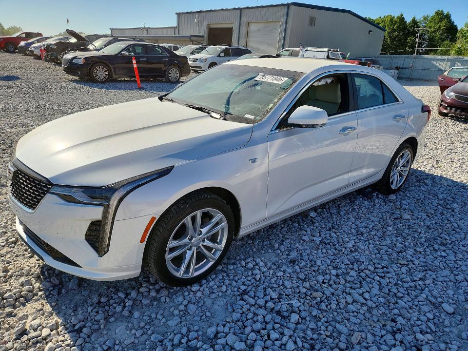 2023 Cadillac Ct4 VIN 1G6DE5RK1P0104529 COPART salvage auction — SIDE, MI - CERTIFICATE OF TITLE, sold $10,800 on 2026-07-30 (photo 1)