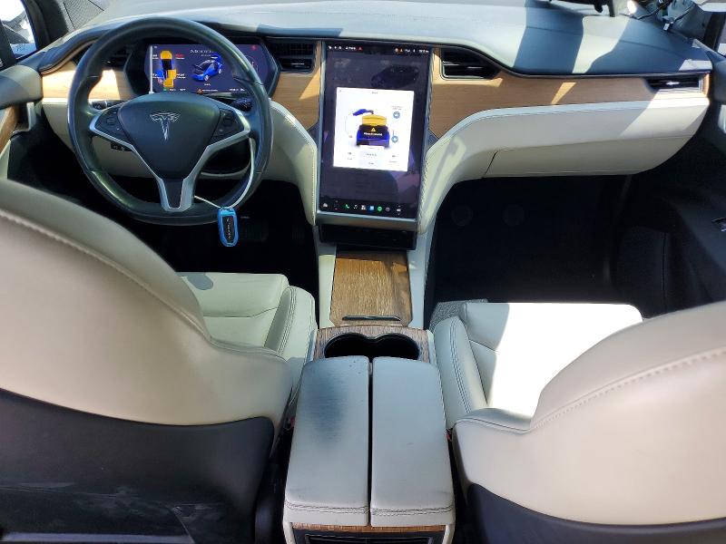 2020 Tesla Model x VIN 5YJXCDE26LF236262 COPART salvage auction — FRONT END, Ca - Salvage Certificate, sold $7,600 on 2026-07-16 (photo 8)