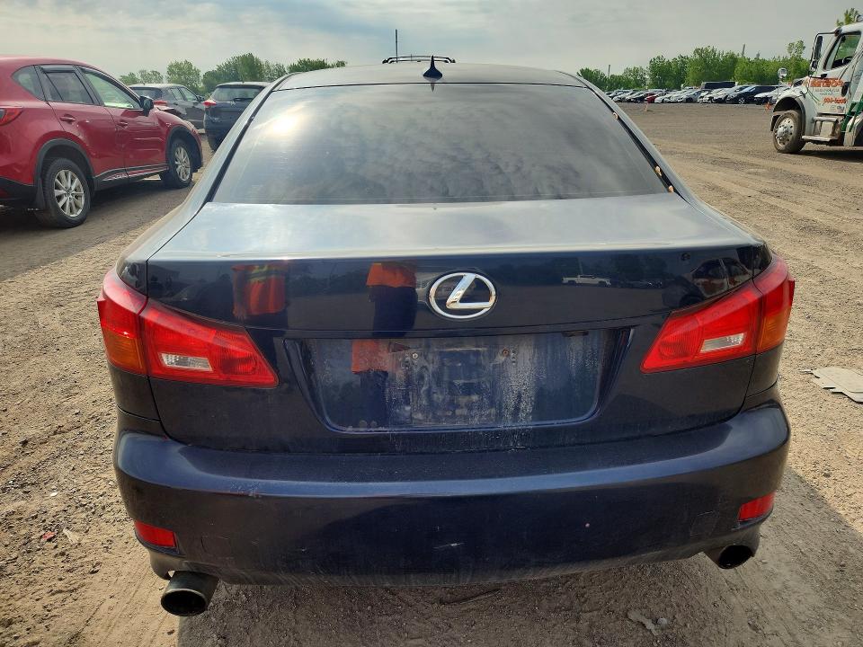 2008 Lexus Is VIN JTHCK262285020081 COPART salvage auction — SIDE, Qc - Gravement Accidente, sold $625 on 2026-07-14 (photo 6)