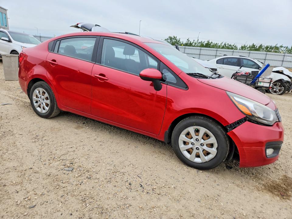 2013 Kia Rio VIN KNADM4A37D6235789 COPART salvage auction — FRONT END, Ab - Bos - Salvage, sold $725 on 2026-07-02 (photo 4)