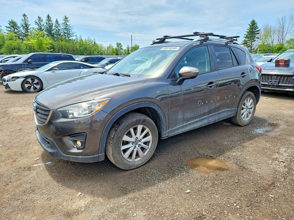 2016 Mazda VIN JM3KE4CYXG0745049 COPART salvage auction — ROOF, On - Permit No Brand - Unfit, sold $4,150 on 2026-07-09 (photo 1)