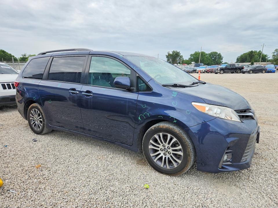 2020 Toyota VIN 5TDYZ3DC9LS039640 COPART salvage auction — HAIL, Id - Salvage Certificate Of Title, sold $150 on 2026-07-15 (photo 4)