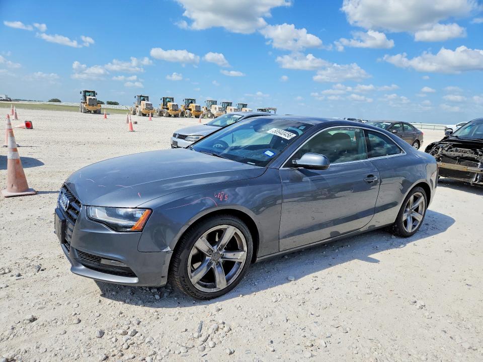 2014 Audi A5 VIN WAUCFAFR3EA031202 COPART salvage auction — SIDE, Tx - Salvage Vehicle Title, sold $2,000 on 2026-08-13 (photo 1)