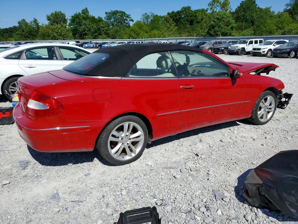 2007 Mercedes-benz Clk-klasse VIN WDBTK56G77T074998 COPART salvage auction — FRONT END, Ky - Cert Of Title-Salvage, sold $400 on 2026-07-02 (photo 3)