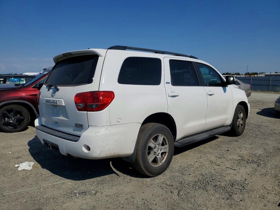 2013 Toyota Sequoia VIN 5TDBY5G11DS075063 COPART salvage auction — FRONT END, Ca - Salvage Certificate, sold $3,400 on 2026-07-07 (photo 3)