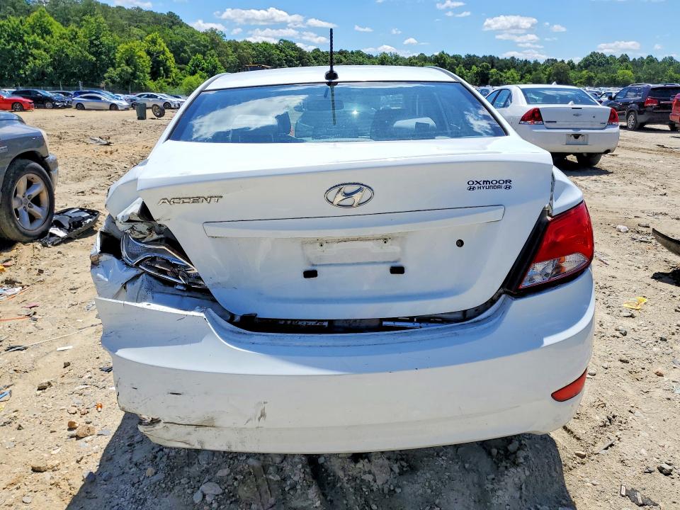 2017 Hyundai VIN KMHCT4AE0HU334003 COPART salvage auction — REAR END, Md - Cert Of Salvage > 75% Damage, sold $650 on 2026-07-28 (photo 6)