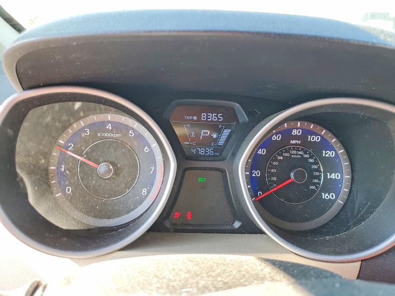 2016 Hyundai Elantra VIN KMHDH4AE1GU491317 COPART salvage auction — SIDE, CA - SALVAGE CERTIFICATE, sold $1,050 on 2026-07-14 (photo 9)