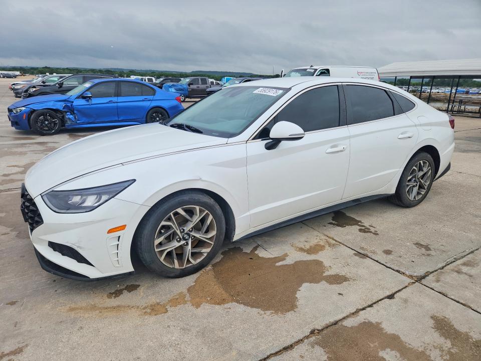 2020 Hyundai Sonata VIN 5NPEL4JA8LH017292 COPART salvage auction — SIDE, Tx - Certificate Of Title, sold $225 on 2026-07-30 (photo 1)