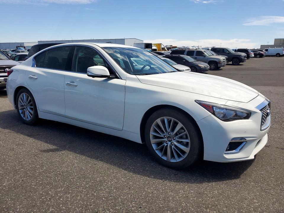 2021 Infiniti VIN JN1EV7BPXMM706162 COPART salvage auction — FRAME DAMAGE, Ca - Certificate Of Title, sold $8,500 on 2026-07-31 (photo 4)