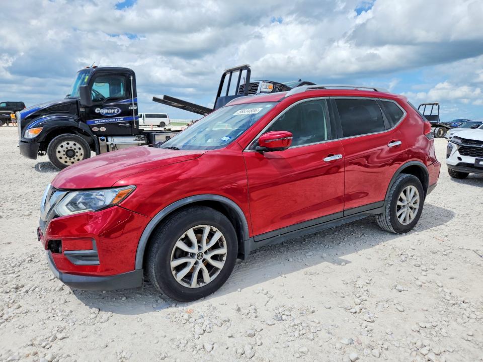 2017 Nissan Rogue VIN JN8AT2MV2HW270910 COPART salvage auction — FRONT END, Tx - Salvage Vehicle Title, sold $70 on 2026-07-16 (photo 1)