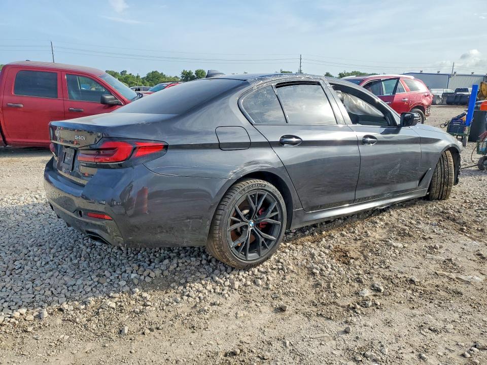 2022 BMW 5er VIN WBA53BJ00NCJ34369 COPART salvage auction — FRONT END, Tx - Certificate Of Title, sold $12,700 on 2026-07-16 (photo 3)