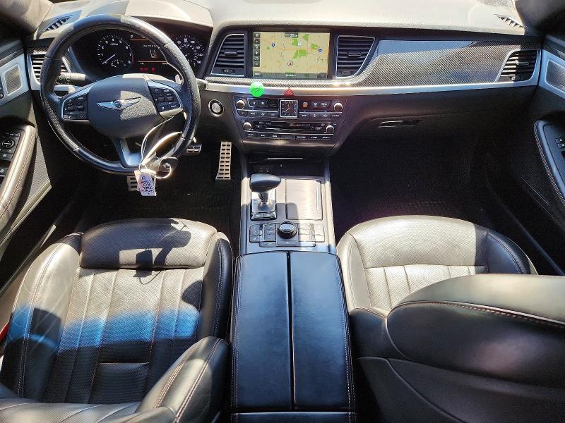 2018 Genesis G80 VIN KMHGN4JB4JU248295 COPART salvage auction — MINOR DENT/SCRATCHES, Il - Certificate Of Title (P), sold $7,700 on 2026-09-08 (photo 8)
