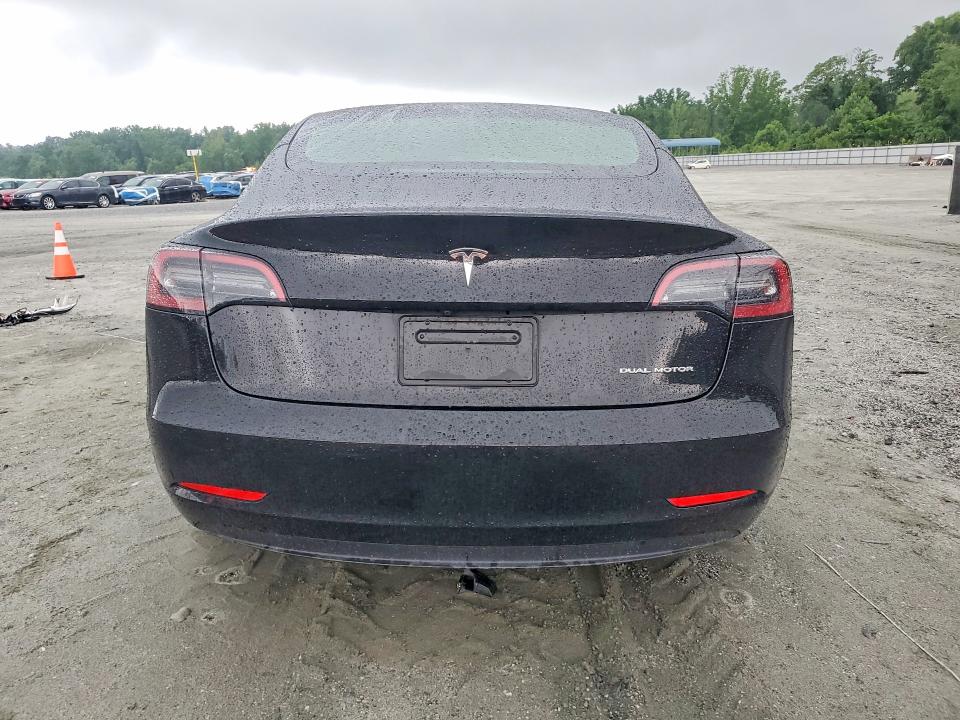 2023 Tesla Model 3 VIN 5YJ3E1EB0PF632233 COPART salvage auction — SIDE, Sc - Cert Of Title-Salvage, sold $10,000 on 2026-07-15 (photo 6)