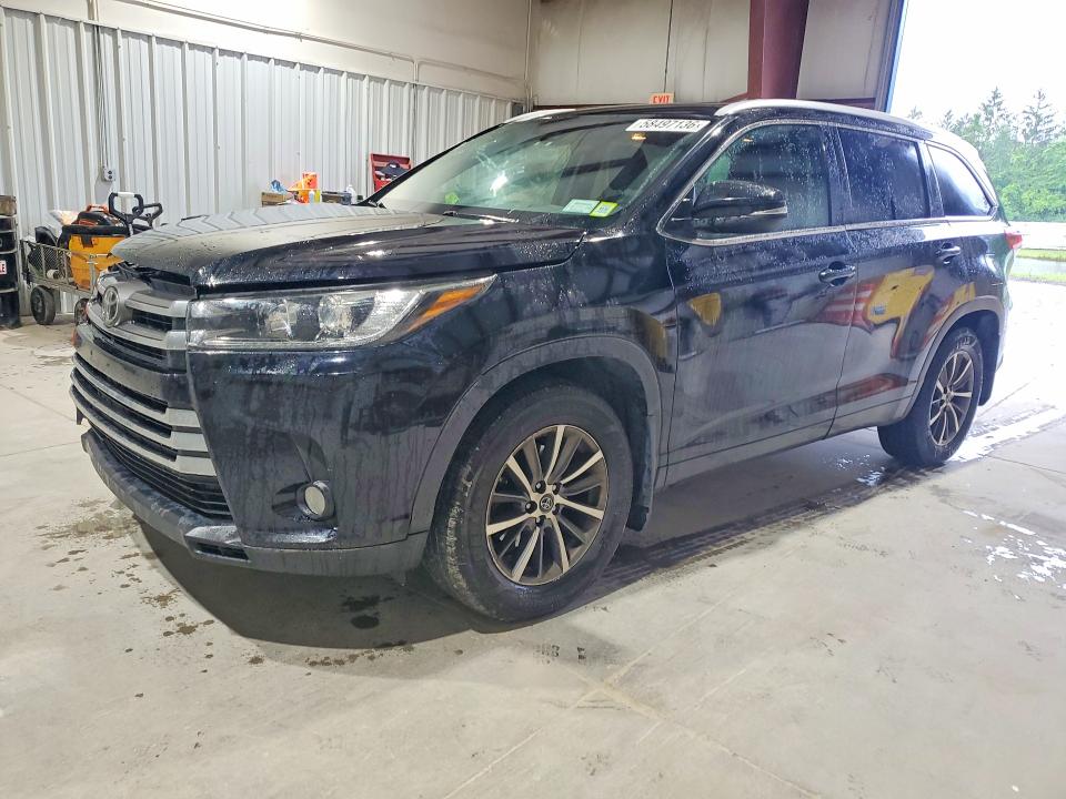 2018 Toyota VIN 5TDJZRFH1JS885223 COPART salvage auction — REAR END, Ny - Mv-907A Salvage Certificate, sold $10,400 on 2026-07-13 (photo 1)