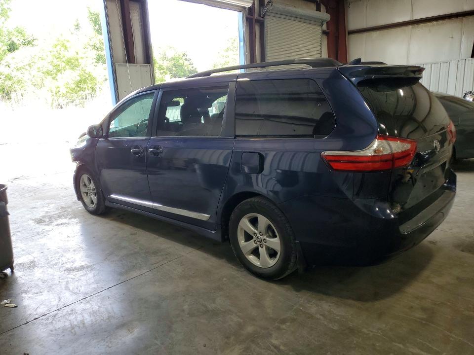 2018 Toyota Sienna VIN 5TDKZ3DC7JS956725 COPART salvage auction — FRONT END, Ny - Mv-907A Salvage Certificate, sold $1,750 on 2026-07-13 (photo 2)