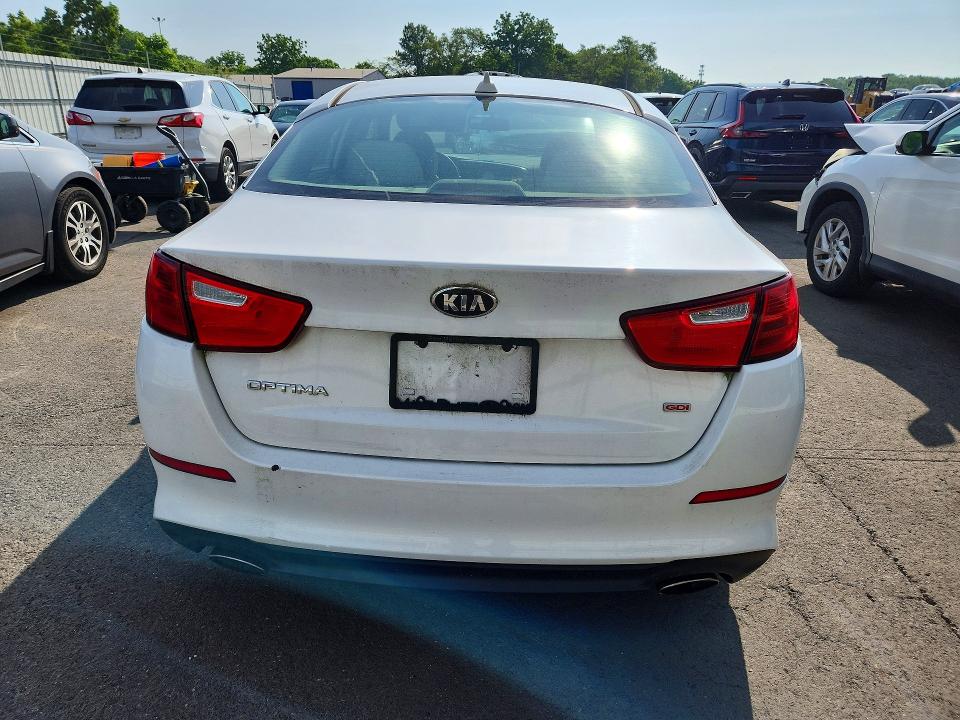 2015 Kia Optima VIN 5XXGM4A75FG364203 COPART salvage auction — FRONT END, Nj - Cert Of Title-Salvage, sold $300 on 2026-07-30 (photo 6)