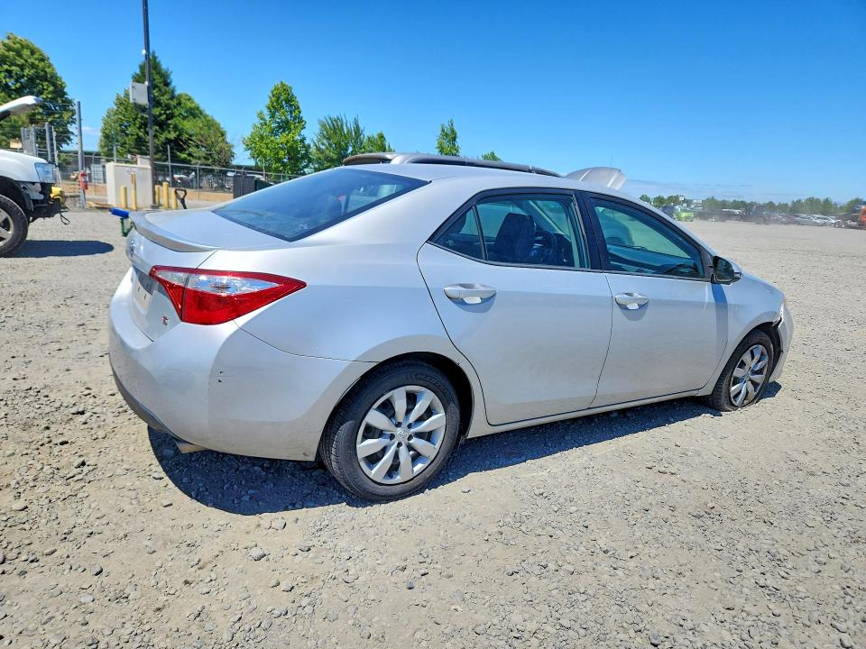 2014 Toyota Corolla VIN 5YFBURHE3EP007927 COPART salvage auction — FRONT END, Or - Salvage Title Certificate, sold $575 on 2026-07-28 (photo 3)