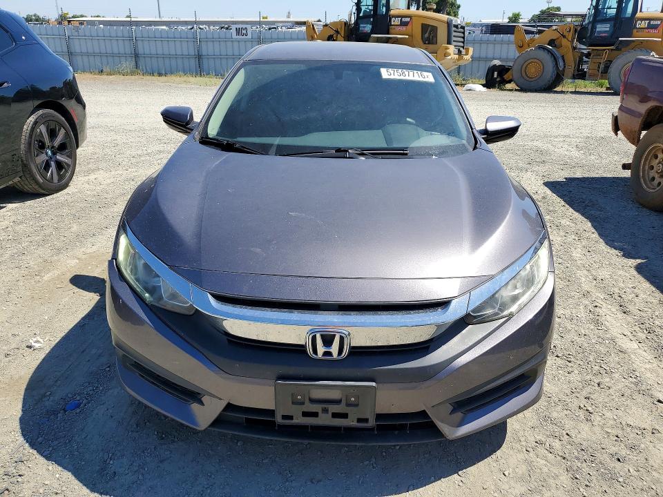 2016 Honda Civic VIN 19XFC2F50GE211085 COPART salvage auction — SIDE, Ca - Salvage Certificate, sold $3,900 on 2026-07-02 (photo 5)