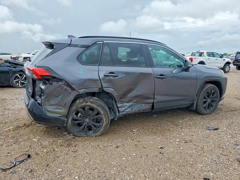 2023 Toyota Rav 4 VIN 4T3T6RFV0PU137447 COPART salvage auction — REAR END, TX - SALVAGE VEHICLE TITLE, sold $13,600 on 2026-07-30 (photo 3)