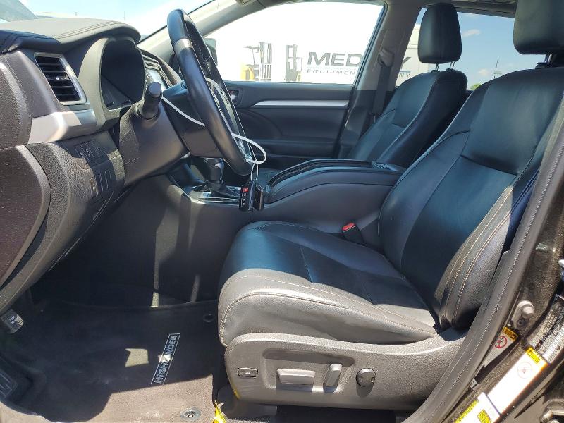 2019 Toyota VIN 5TDKZRFH4KS349971 COPART salvage auction — HAIL, Ok - Certificate Of Title, sold $15,700 on 2026-07-08 (photo 7)