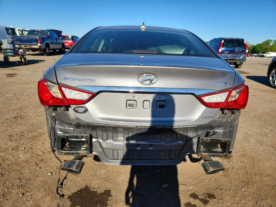 2013 Hyundai Sonata VIN 5NPEC4AB1DH557352 COPART salvage auction — REAR END, Pa - Certificate Of Salvage, sold $1,050 on 2026-07-14 (photo 6)