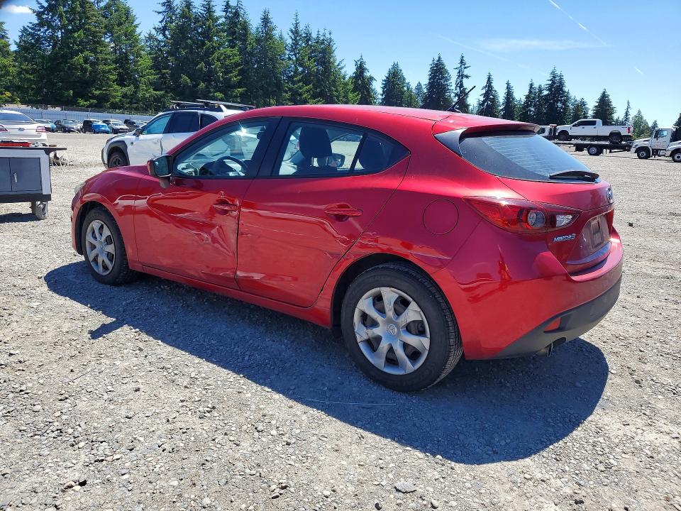 2016 Mazda 3 VIN JM1BM1J74G1347897 COPART salvage auction — SIDE, WA - BILL OF SALE, sold $3,950 on 2026-07-10 (photo 2)