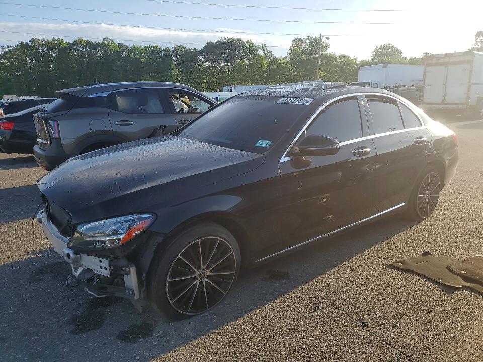 2021 Mercedes-benz C class VIN W1KWF8DB5MR637556 COPART salvage auction — FRONT END, Ny - Certificate Of Title, sold $125 on 2026-07-28 (photo 1)