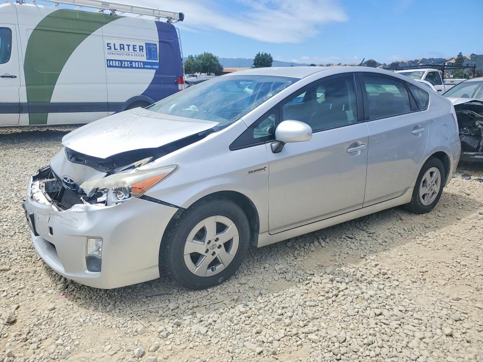 2010 Toyota Prius VIN JTDKN3DUXA0153625 COPART salvage auction — FRONT END, Ca - Salvage Certificate, sold $2,650 on 2026-07-09 (photo 1)
