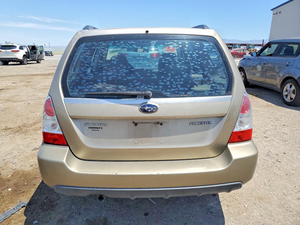 2008 Subaru Forester VIN JF1SG63628H710432 COPART salvage auction — FRONT END, Az - Cert Of Title - Salvage, sold $350 on 2026-07-06 (photo 6)