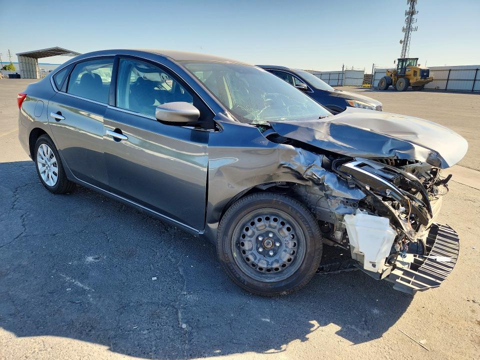 2017 Nissan Sentra VIN 3N1AB7AP0HY388712 COPART salvage auction — FRONT END, Ca - Salvage Certificate, sold $1,100 on 2026-07-09 (photo 4)