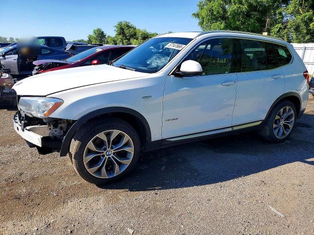 2017 BMW X3 VIN 5UXWX9C50H0T14923 COPART salvage auction — FRONT END, On - Permit No Brand - Unfit, sold $150 on 2026-07-28 (photo 1)