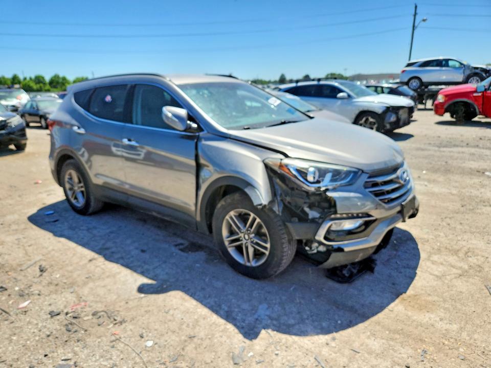 2017 Hyundai Santa fe VIN 5XYZUDLB5HG412999 COPART salvage auction — FRONT END, Oh - Cert Of Title-Salvage, sold $2,100 on 2026-07-10 (photo 4)