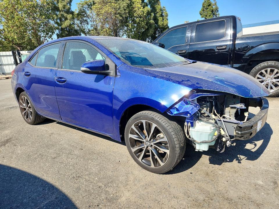 2017 Toyota Corolla VIN 5YFBURHE3HP671486 COPART salvage auction — FRONT END, Ca - Salvage Certificate, sold $150 on 2026-07-28 (photo 4)
