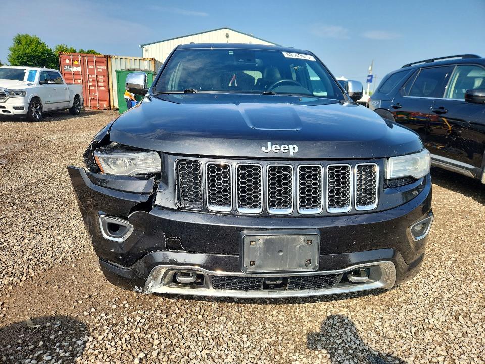 2014 Jeep Grand cheroke VIN 1C4RJFCMXEC418786 COPART salvage auction — FRONT END, On - Permit No Brand - Unfit, sold $1,600 on 2026-08-11 (photo 5)