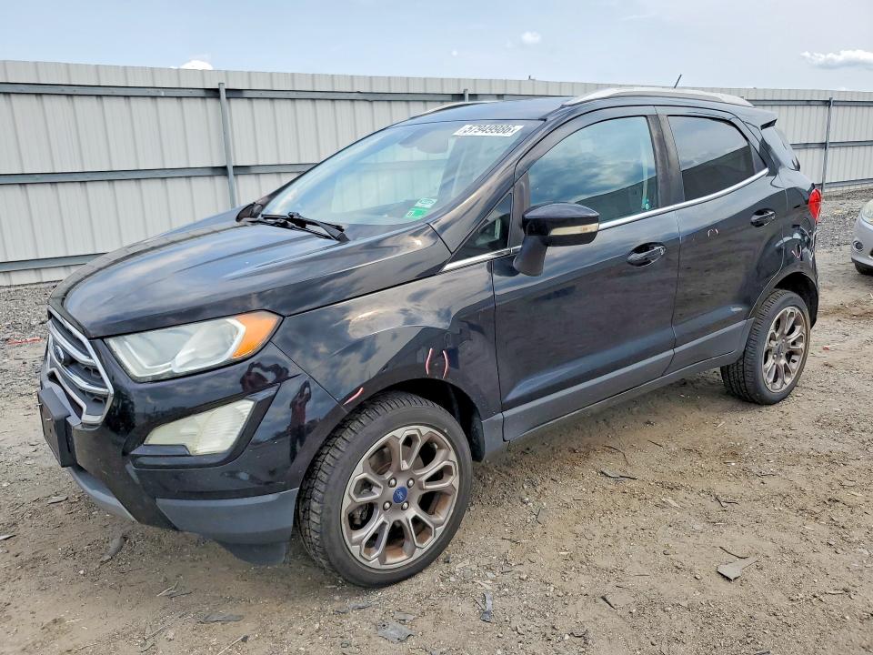 2018 Ford Ecosport VIN MAJ6P1WL0JC201559 COPART salvage auction — REAR END, Va - Certificate Of Title, sold $575 on 2026-07-08 (photo 1)