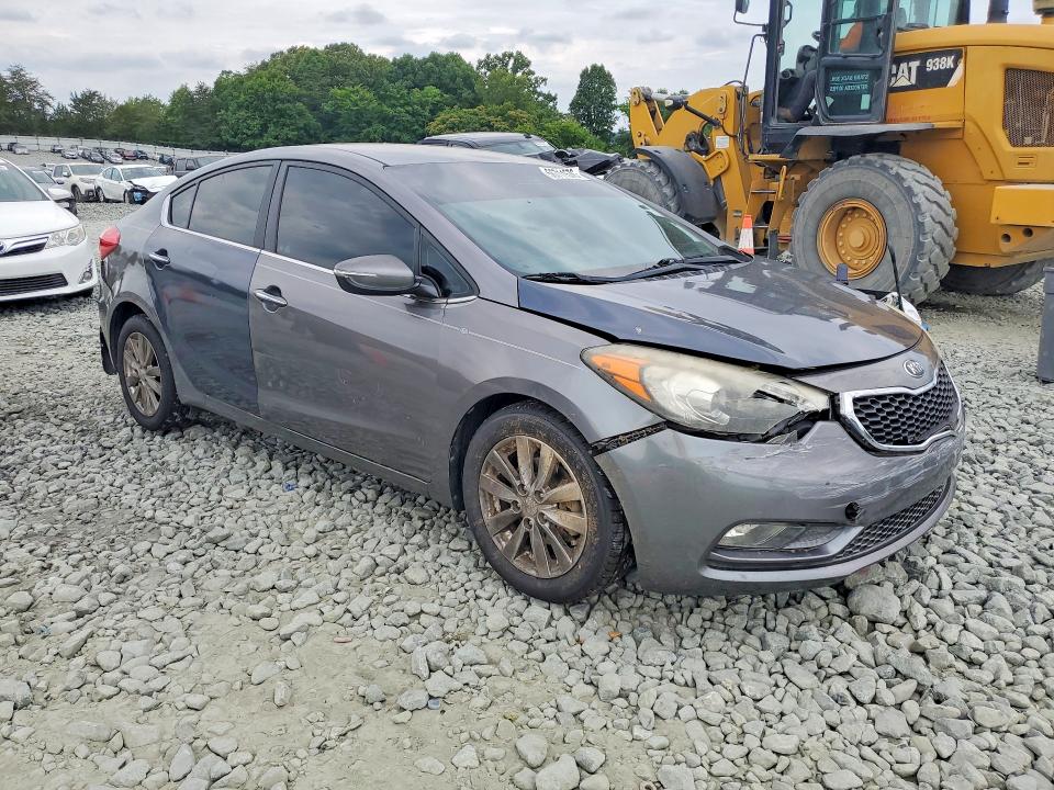 2015 Kia Forte VIN KNAFX4A81F5392982 COPART salvage auction — FRONT END, Nc - Salvage Certificate Of Title, sold $375 on 2026-07-22 (photo 4)