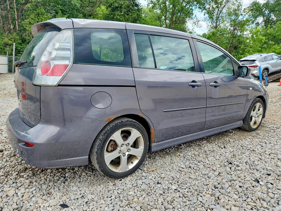 2007 Mazda 5 VIN JM1CR293370153929 COPART salvage auction — ROOF, OH - CERT OF TITLE-SALVAGE, sold $300 on 2026-07-08 (photo 3)