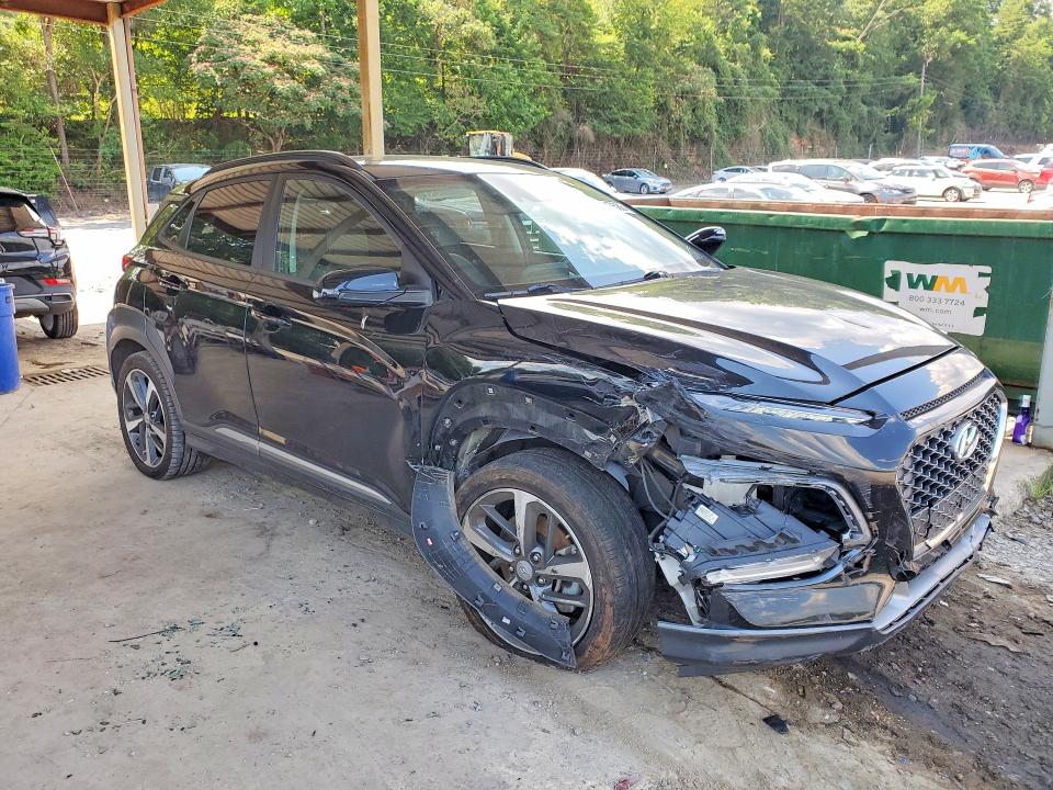 2021 Hyundai Kona VIN KM8K3CA56MU746068 COPART salvage auction — FRONT END, Al - Cert Of Title-Salvage Title, sold $2,850 on 2026-07-14 (photo 4)
