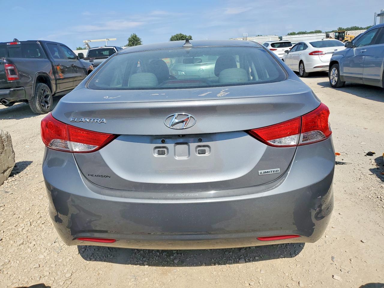 2012 Hyundai Elantra VIN 5NPDH4AE3CH135136 COPART salvage auction — Front End, MO - SALVAGE CERTIFICATE OF TITLE, sold $575 on 2026-07-09 (photo 6)